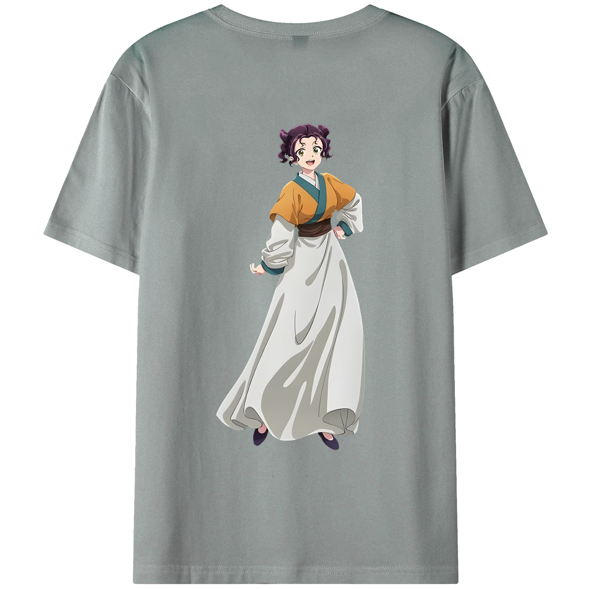 （画像用） 薬屋のひとりごと The Apothecary Diaries 綿100％ メンズ半袖Tシャツ（バックプリント） 通気性